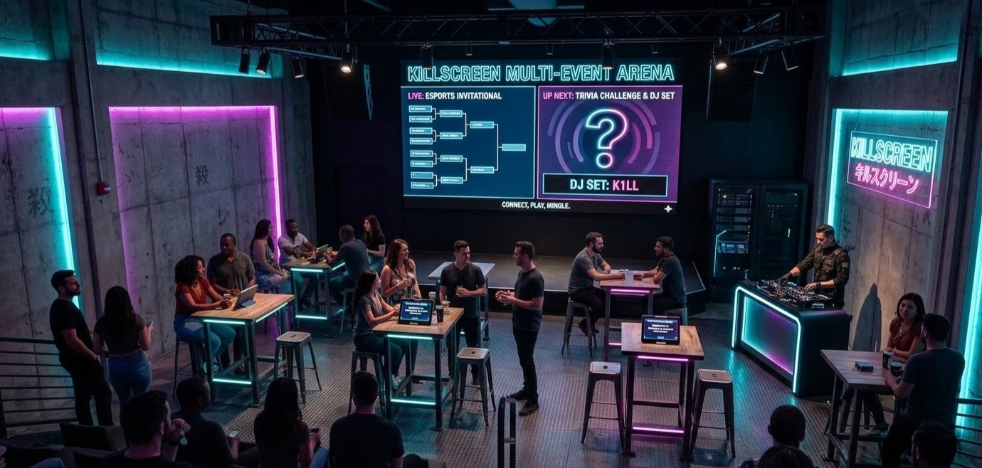 Killscreen backroom concept render