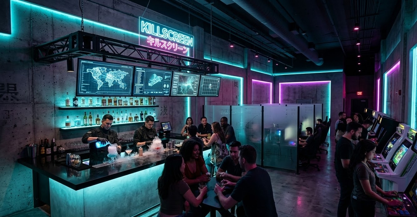 Killscreen main floor concept render